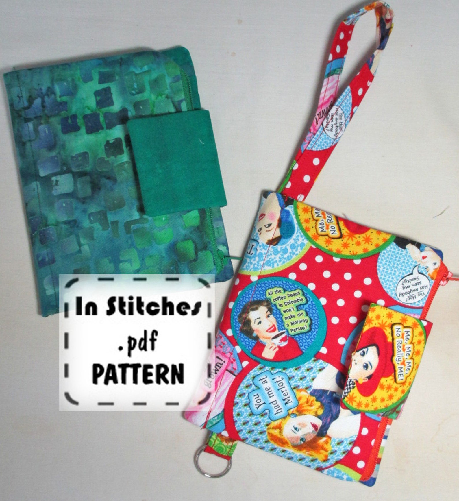Passport Wallet Wristlet PDF Pattern DIY Clutch Instructions Etsy