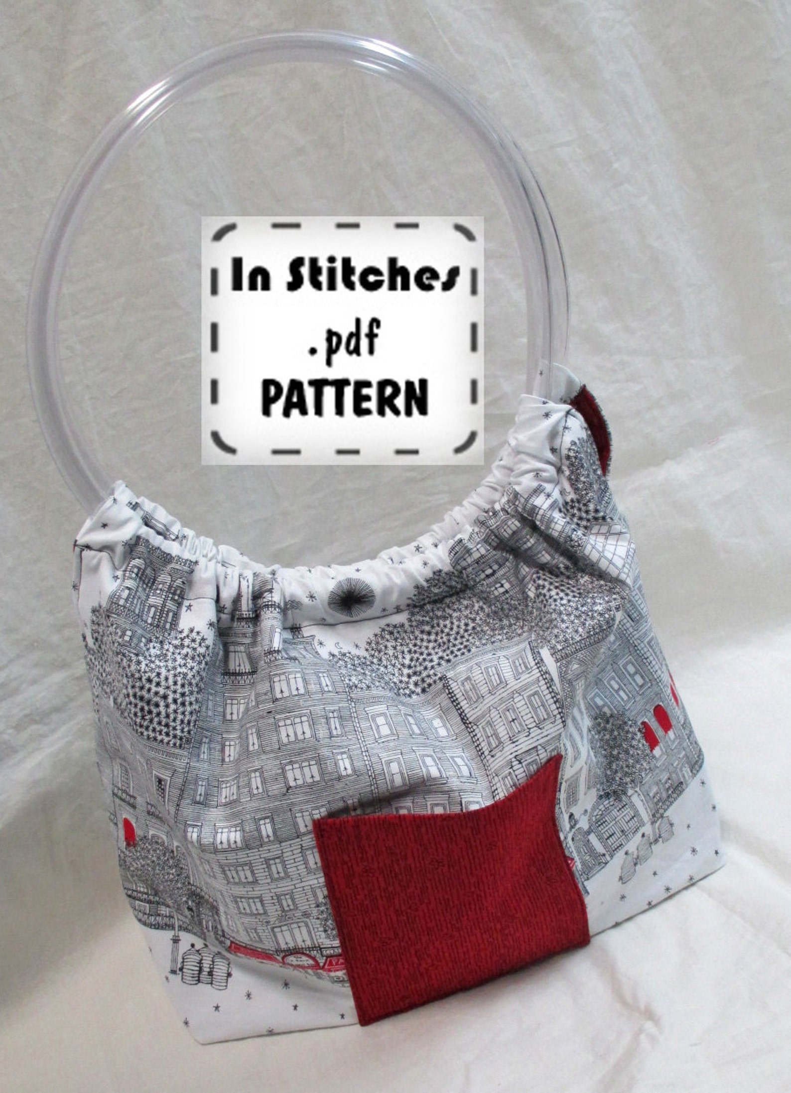 Bubble Bag PDF Purse Patterntwo Sizes Hobo Shoulder Bageasy Sewing