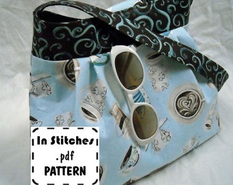 Jamie PDF Purse Pattern-Hobo Shoulder Bag-EASY Sewing Instructions Tutorial