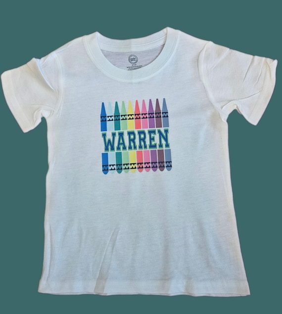 Personalized Crayon Shirt