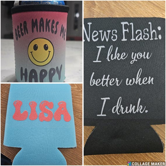 Personalized Can Cooler