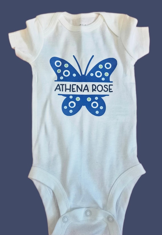 Personalized Butterfly Onesie