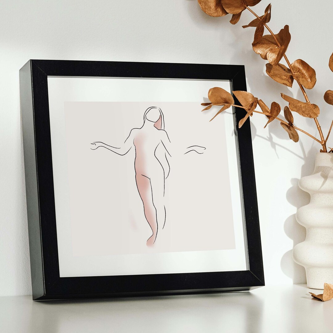 FEMALE WALL PRINTS Printable Wall Print, Graceful Female Print, Female ...