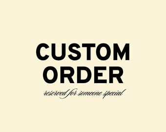 Custom-bestellingsverzoek: commissie gesloten