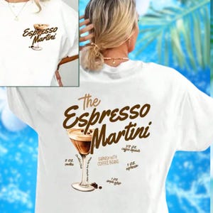 Comfort Colors Espresso Martini Shirt, Tini Time Shirt, Espresso Martinis Cocktail Club Shirt, Espresso Martini Social Club, Martini Gift