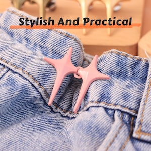 Bottone Per Jeans In Nichel Rosso, Rivetto In Metallo Senza Cuciture, Riparazione Fai Da Te Per Jeans E Accessorio Alla Moda, 17 Mm - Italia - Foto 6