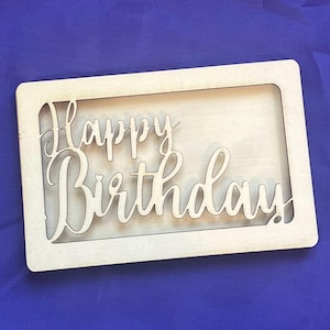 Birthday Money Card