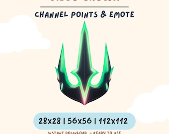 Viego Crown Emote | Dark Fantasy Twitch & Discord (Digital Download)