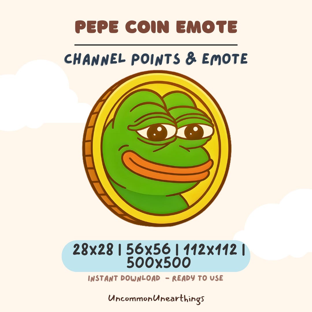 ペペ・ザ・フロッグ コインエモート：ストリーマーチャンネルポイント（デジタルダウンロード）