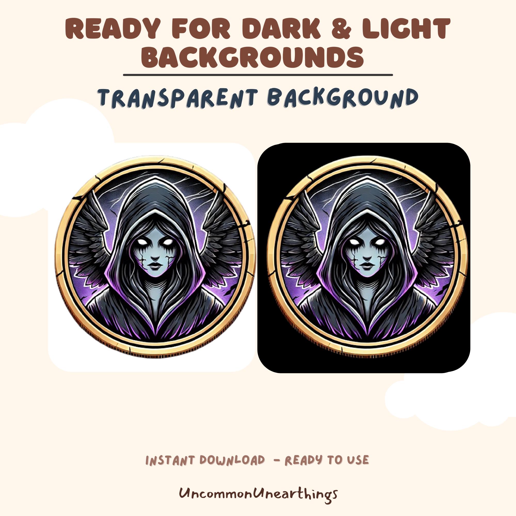 Fallen Angel Emote | Gothic Channel Points, Twitch Discord - Etsy