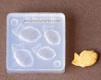 Dollhouse Miniature Taiyaki Mold - Miniature Japanese Fish Shape Cake Mold