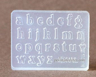 Alphabet Small Letters Miniature Mold