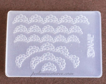 Miniature Lace Silicone Mold - Marquess Lace