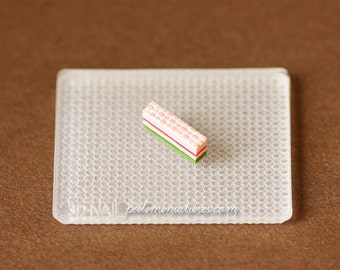 Dollhouse Miniature Pattern Silicon Mold 4 - Cake Decoration Mold