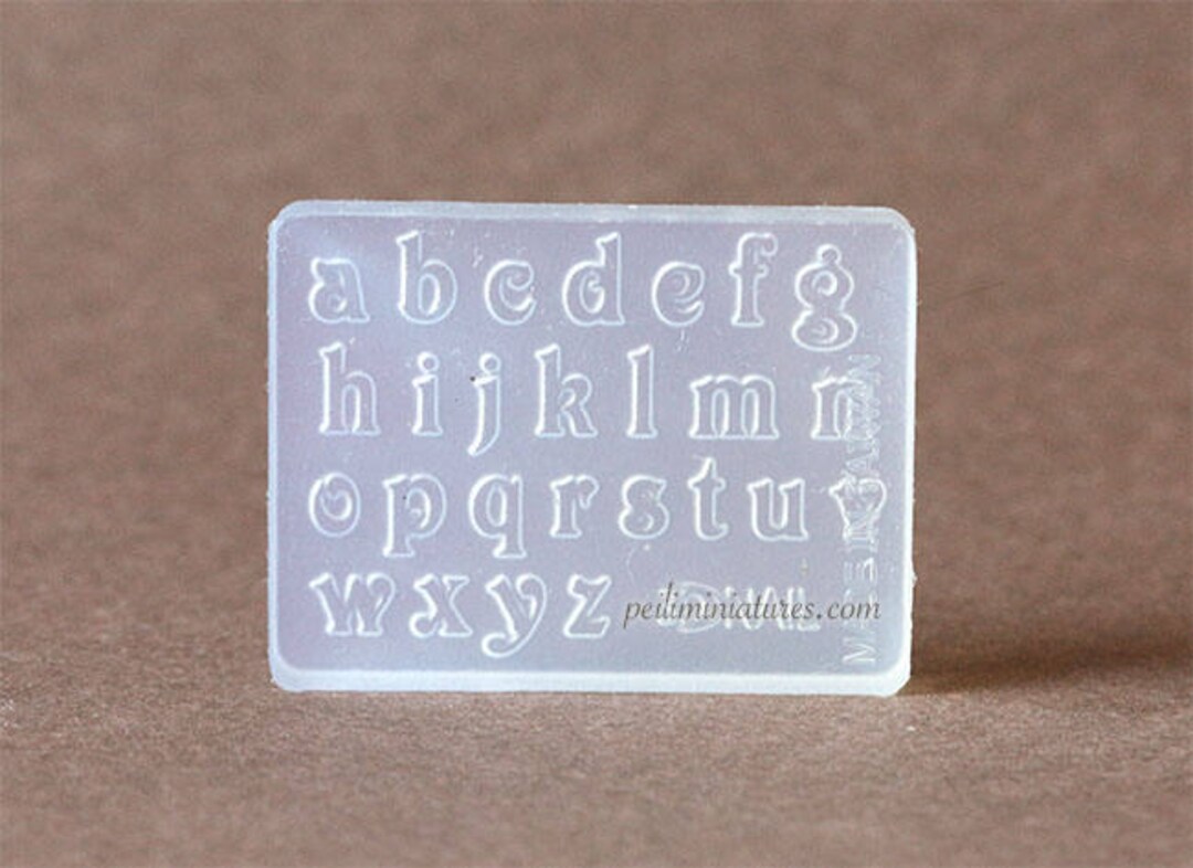Alphabet Small Letters Miniature Mold - Etsy
