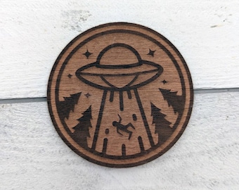 Alien Entführung Sticker / UFO / Aliens / UFO Sticker / Cryptid / Kryptozoologie / Paranormal