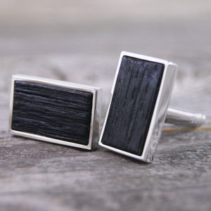 Whiskey Barrel Cufflinks / Whiskey Stave Cuff Links / Rustic Wedding / Groomsmen gift / 5th Anniversary / Perfect gift for a Whiskey Drinker