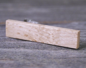 Tie Clip: Birdseye Maple