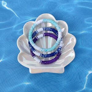 Speckled Clay Bead Bracelet | Heishi Bracelet