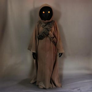 Jawa Cosplay Costume, Fancy Dress Jawa Robe & Hood Deluxe Costume