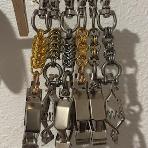 Metal Glove Clips (Gold/Silver)