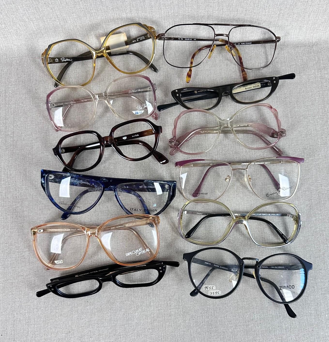 NWT vintage frame for Rx lenses Amazon.com: Aroncent New Vintage Classic Half Frame Semi  main image 3
