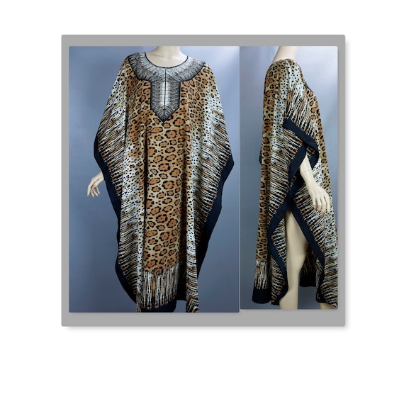 Leopard Print Caftan, Just Love One Size Caftan, A
