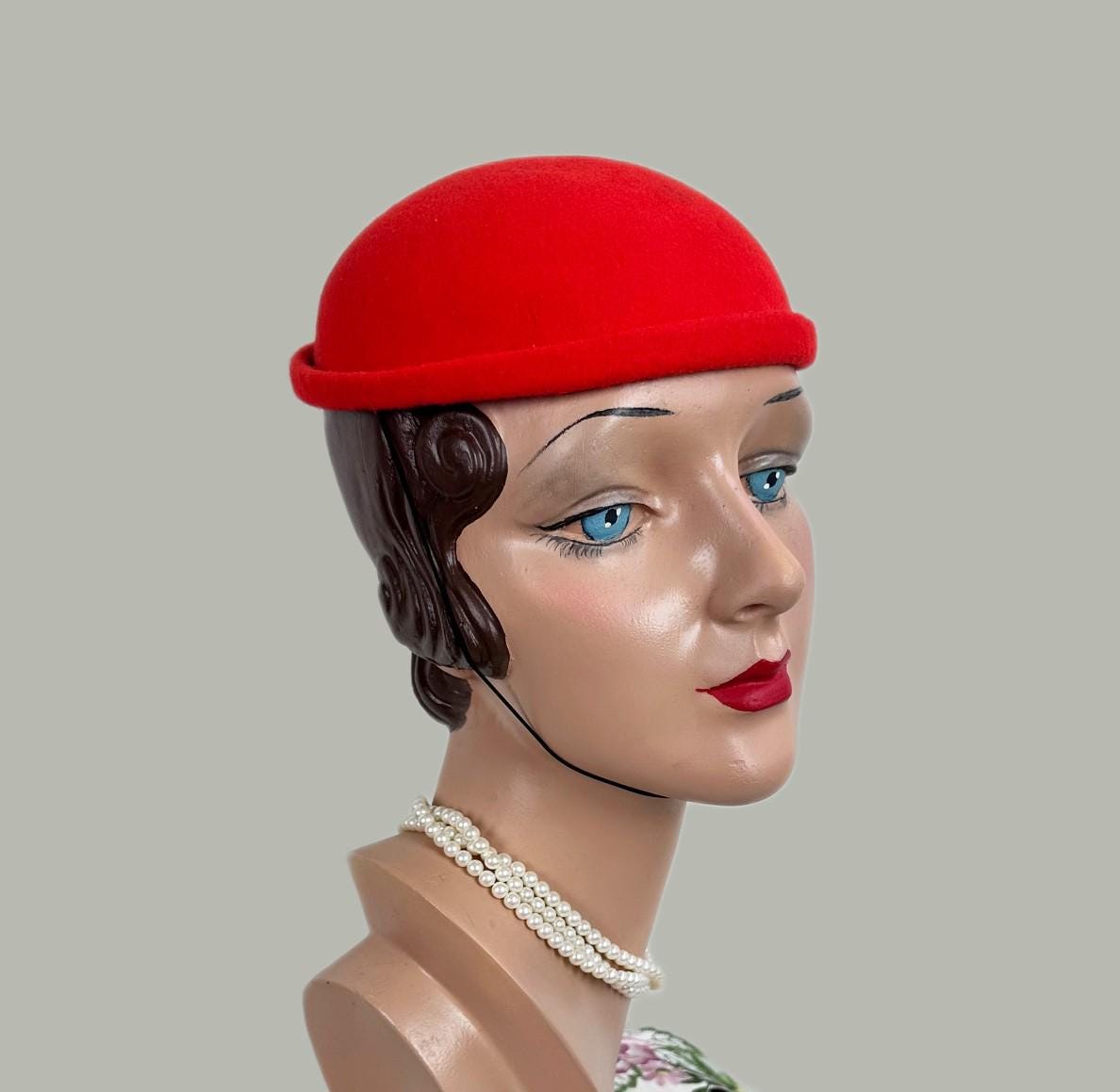 60s Frank Olive Hat - Etsy display picture 2