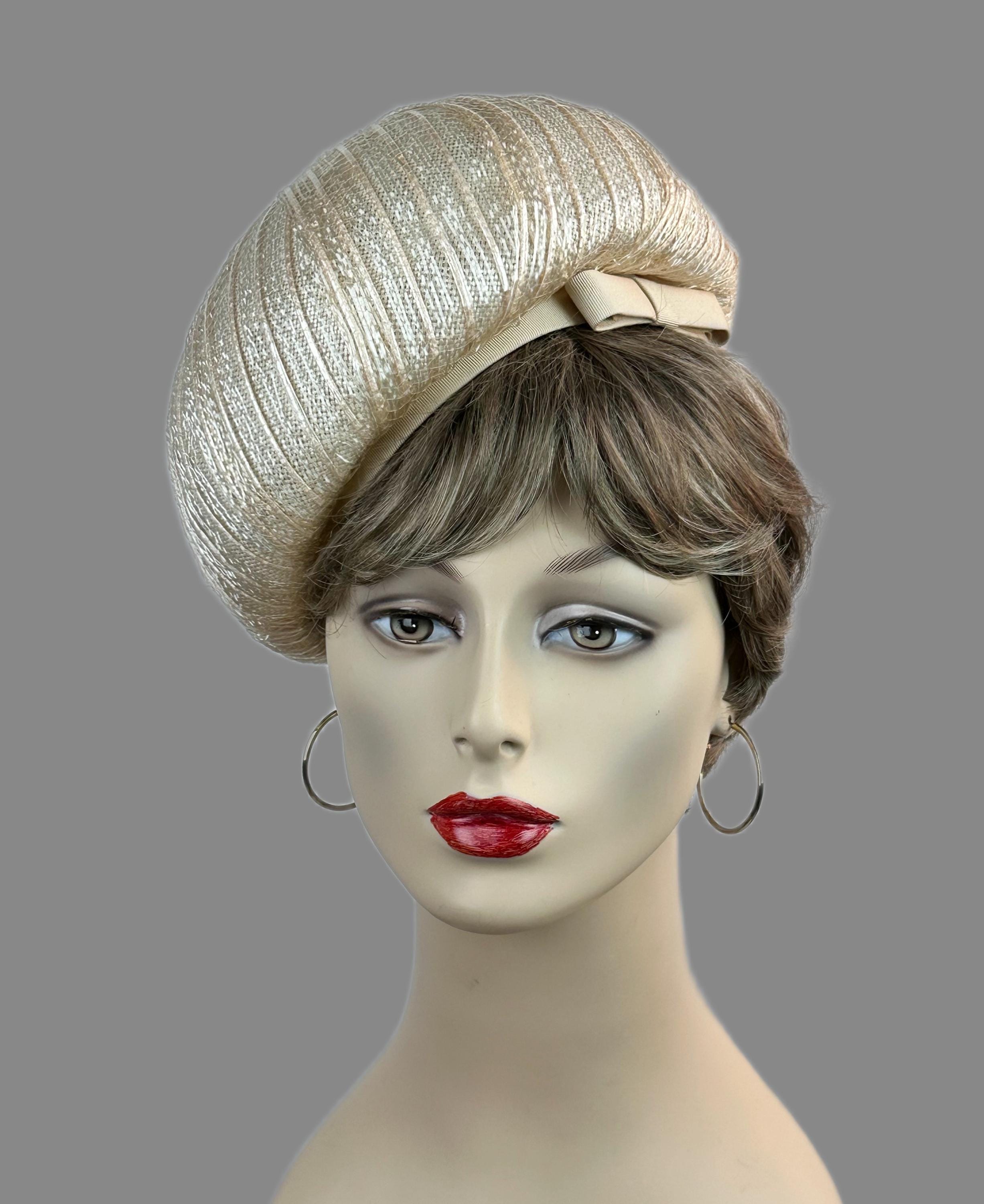 Coronet 5th Ave NY Women\'s Brown Mesh Cloche Bucket Hat Size Small Vintage EUC il_fullxfull.5018042042_74sp.jpg main image 4
