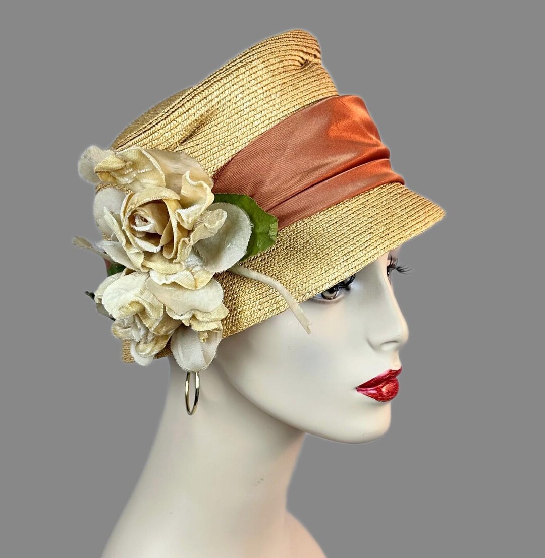 Vintage 60s Lilly Dache Straw Cloche Style Hat, Dachettes - Etsy