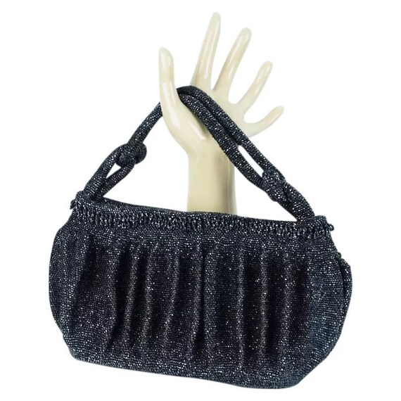 Vintage Handbag, Beaded 50s Handbag, 1950s Micro B