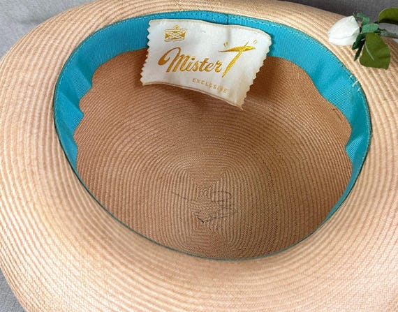 The ICING Vintage 90s Womens Straw Hat Tan/Natural/Gold and Lion\'s Head Hat The ICING | Accessories | The Icing Vintage 9s Womens Straw  main image 3
