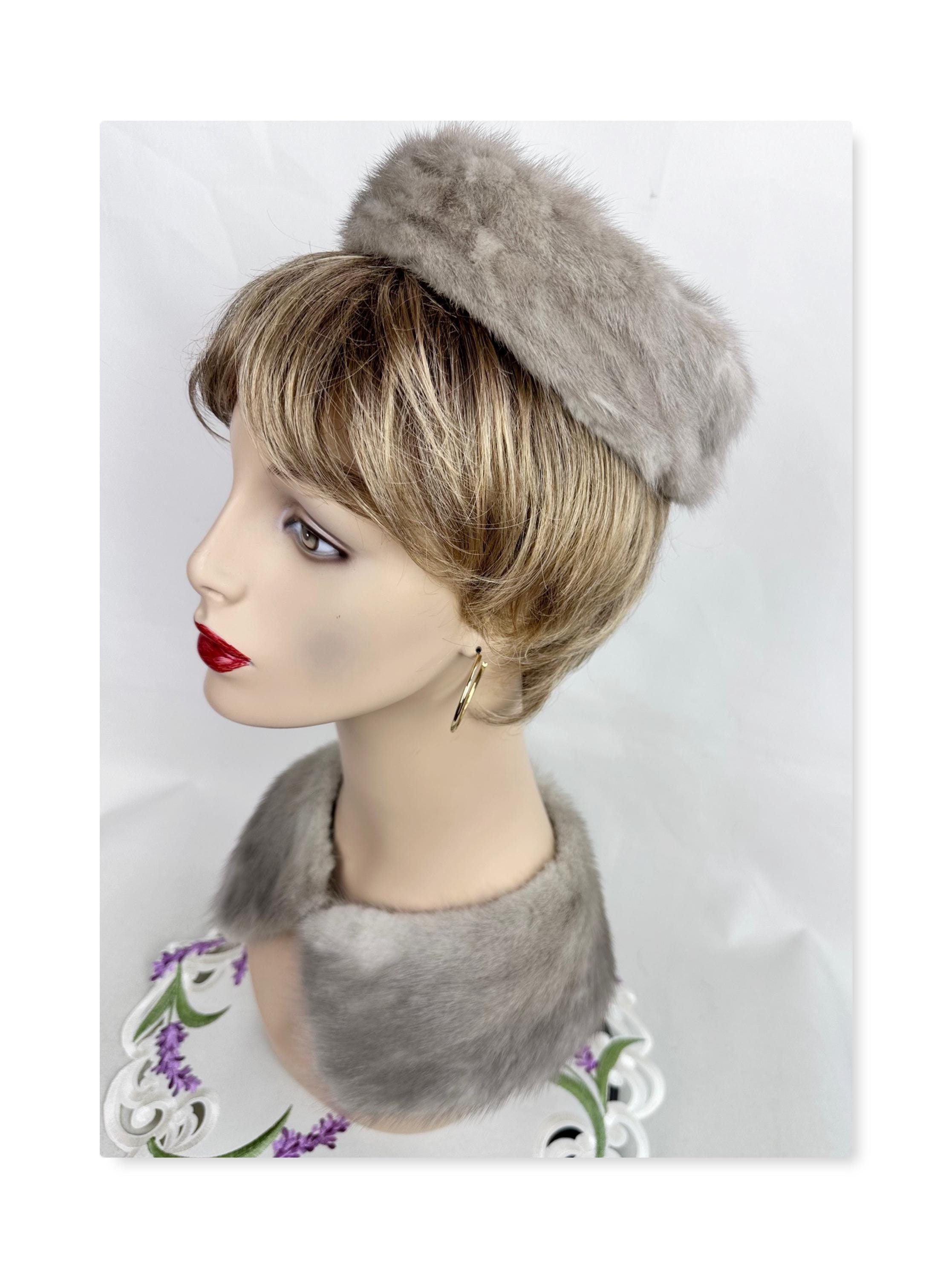 Silver Mink Hat - Etsy display picture 2