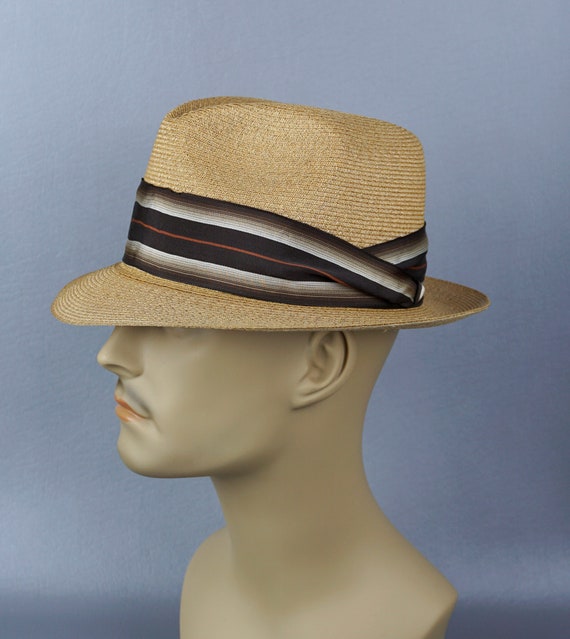 Vintage Fedora, Straw Resistol Fedora, Resistol St