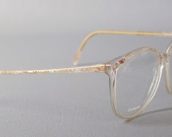 Deadstock Oversized Couturier Eyeglass Frames Eyewear 1980s Jenna Rose - Confetti
