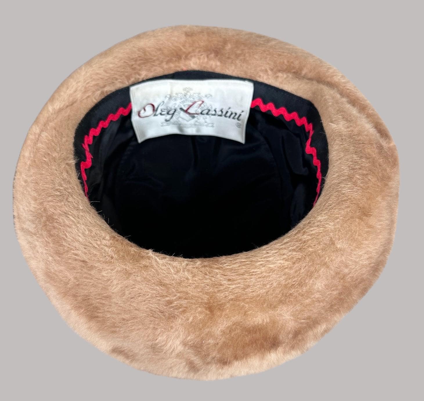 Vintage 60s Camel Faux Fur Breton Hat by Oleg Cassini - Etsy 