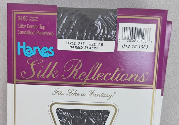 Vintage Deadstock Hanes Silk Reflections Control … - image 2