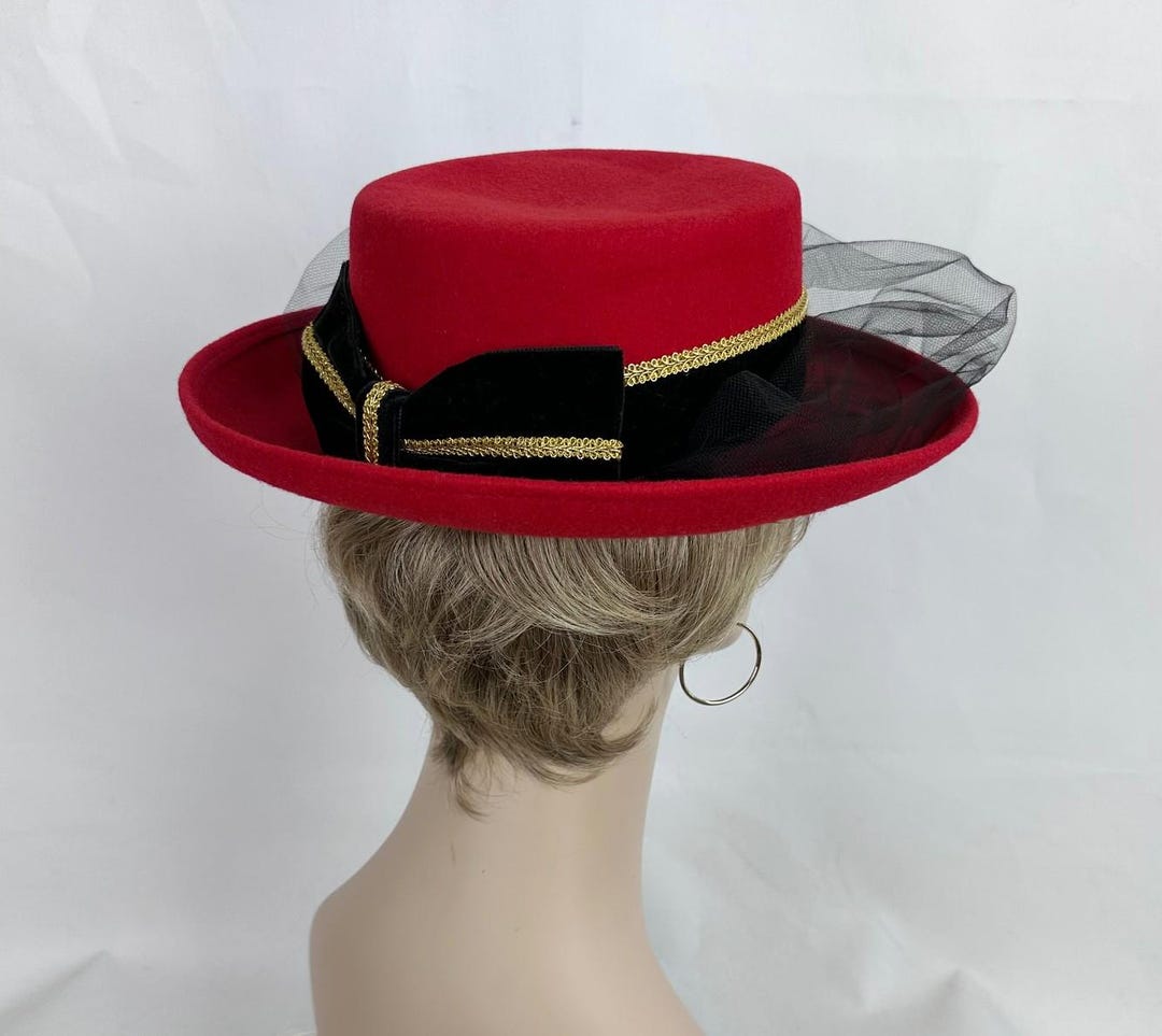Vintage 90s ARLOP Red Western Hat – Fiesta / Southwestern Statement Piece Arlop Products for Sale up to 90% Off Retail: Poshmark main image 3
