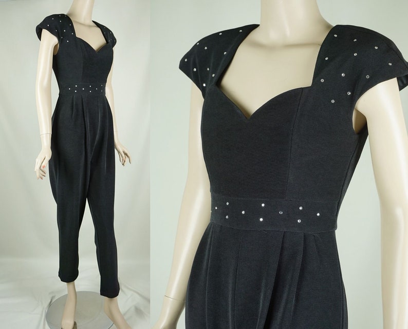 black jumpsuit evening wear