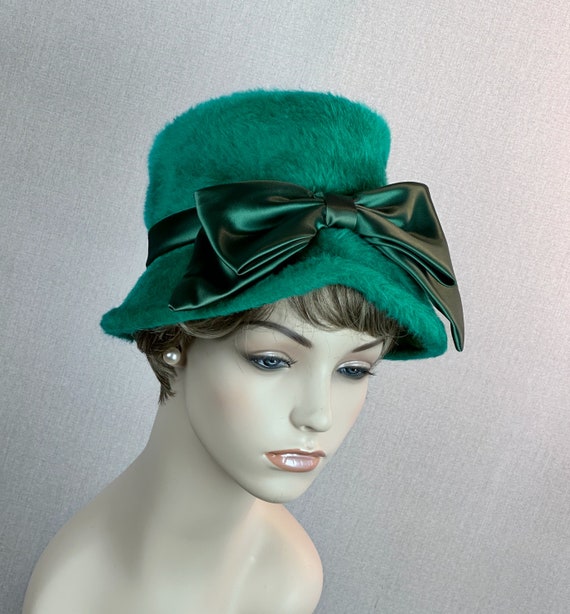 Chapeau Chapka Vintage En Fausse Fourrure Marron - Taille 57, Occasion, Style Rétro