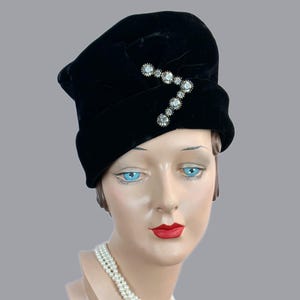 Velvet Hat Vintage Slouchy - Etsy display picture 2
