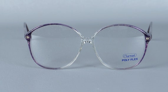 80s Violet NOS Oversize Eyeglass Frames by Charma… - image 2