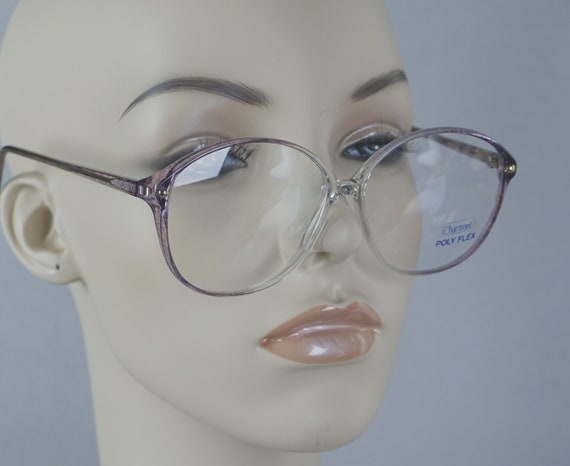 80s Violet NOS Oversize Eyeglass Frames by Charma… - image 7