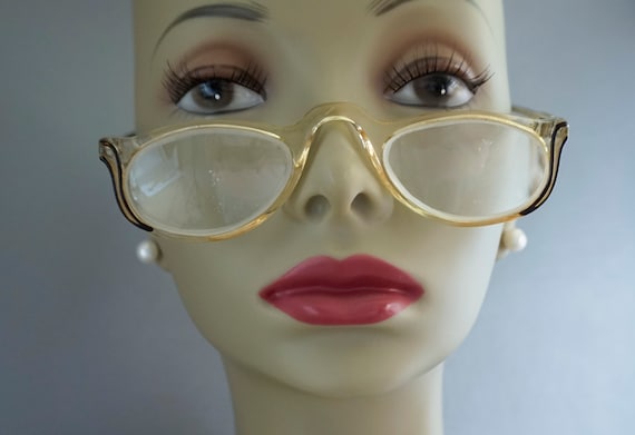 Vintage 1950s Readers, Womens Eyeglasses, Half Glasses