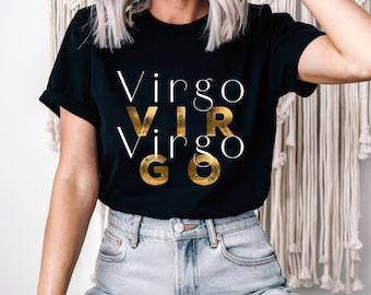 Virgo Season TShirt PNG, Tshirt Graphic PNG, Women's TShirts, Zodiac signs shirt, Birthday shirt designs, Virgo birthday