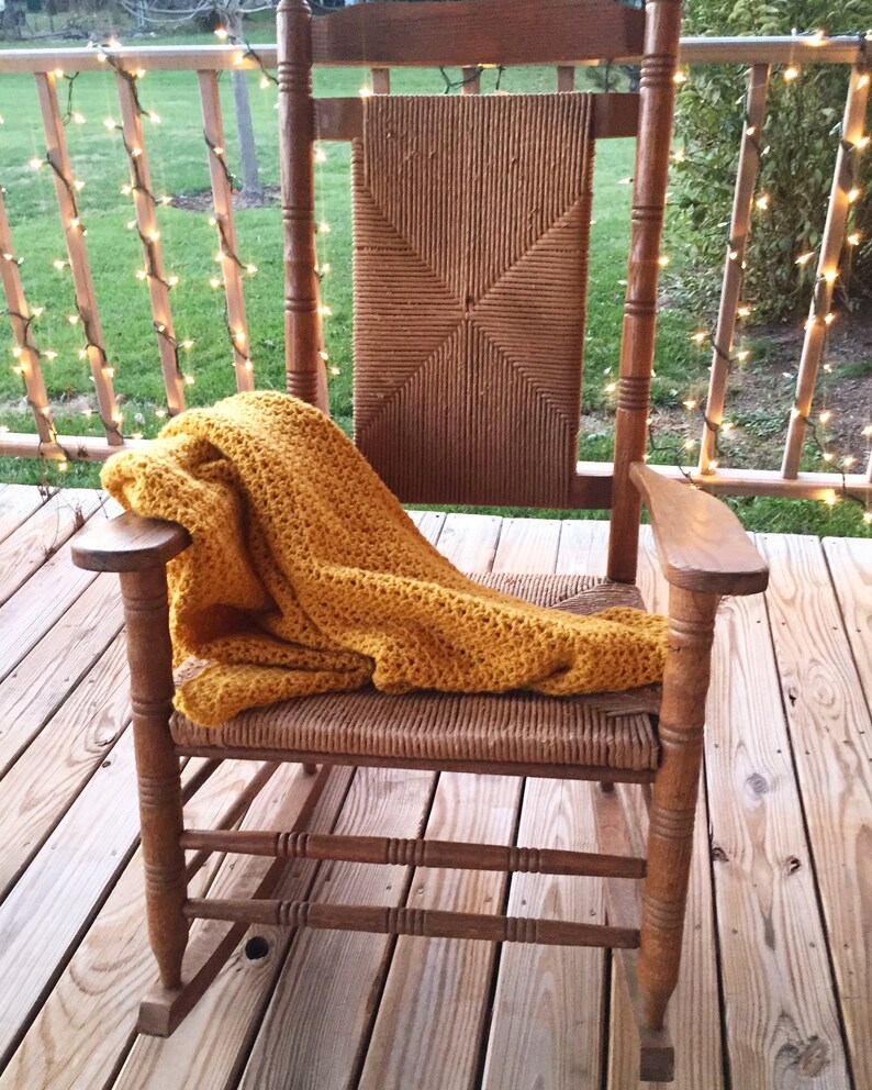 Boho Mustard Blanket Throw | Aspace Children's Furniture