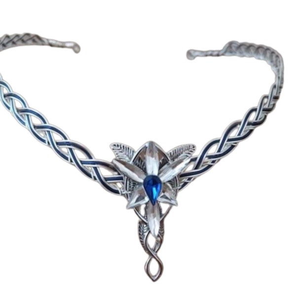 Elvenstar Circlet Custom Center Gem Elven Crown Headdress Tiara