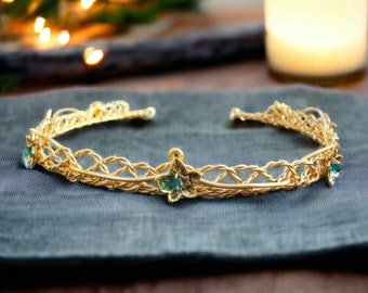 Celtic Weave Circlet Headband in Custom Colors