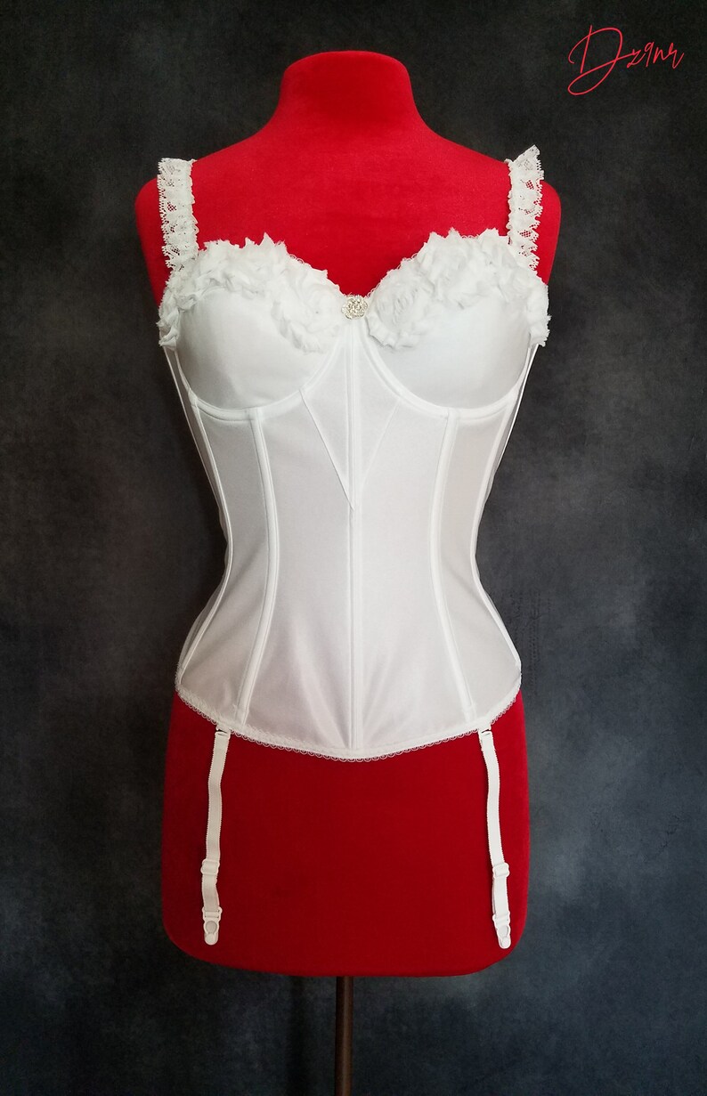 Large Small XS 80s Madonna Costume- White Like a Virgin Bride Costume Outfit- High Quality Corset n Pettiskirt- Plus Size Medium XL 2X