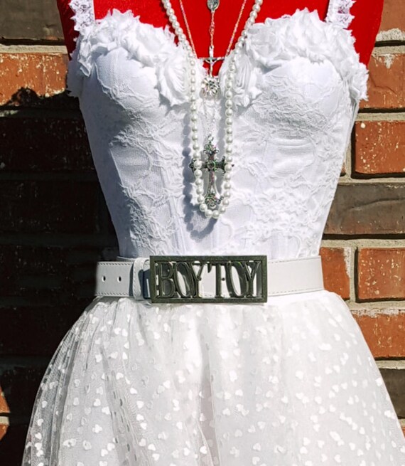 Boy Toy Belt New Authentic Madonna Like a Virgin BoyToy Belt Etsy